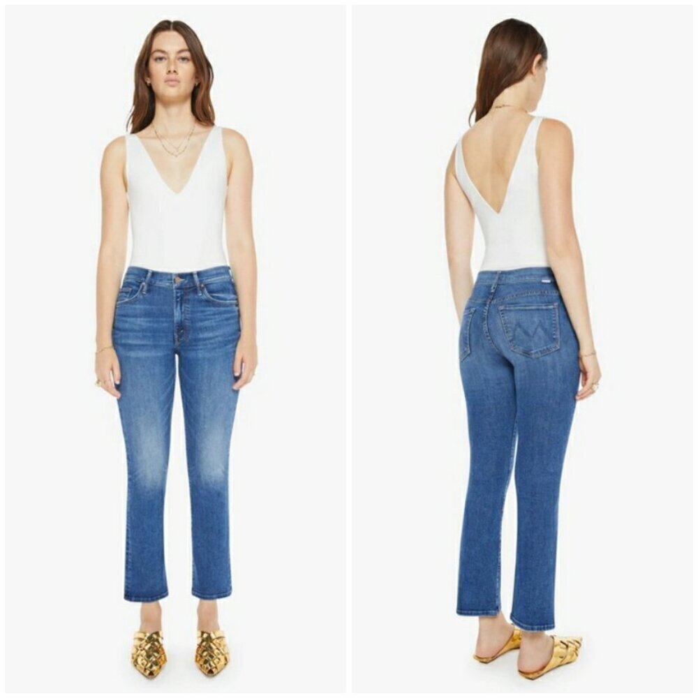 ๐MOTHER๐ The Insider Flood Jeans ~ Over The Top 33 NWOT